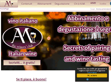 Tablet Screenshot of amthewinersclub.com